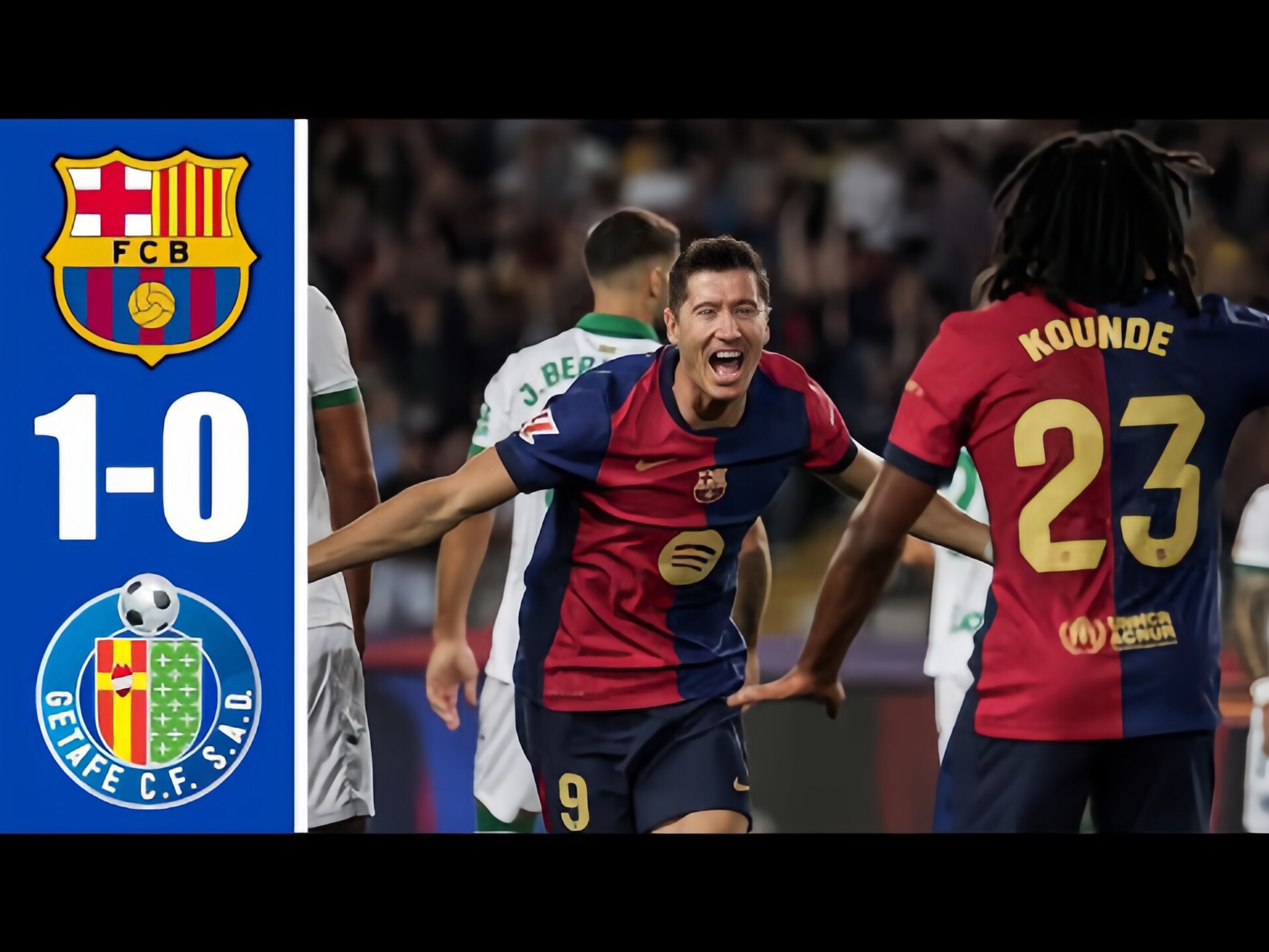 巴萨主场逆转赫塔菲,豪取四连胜 巴萨主场逆转赫塔菲,豪取四连胜