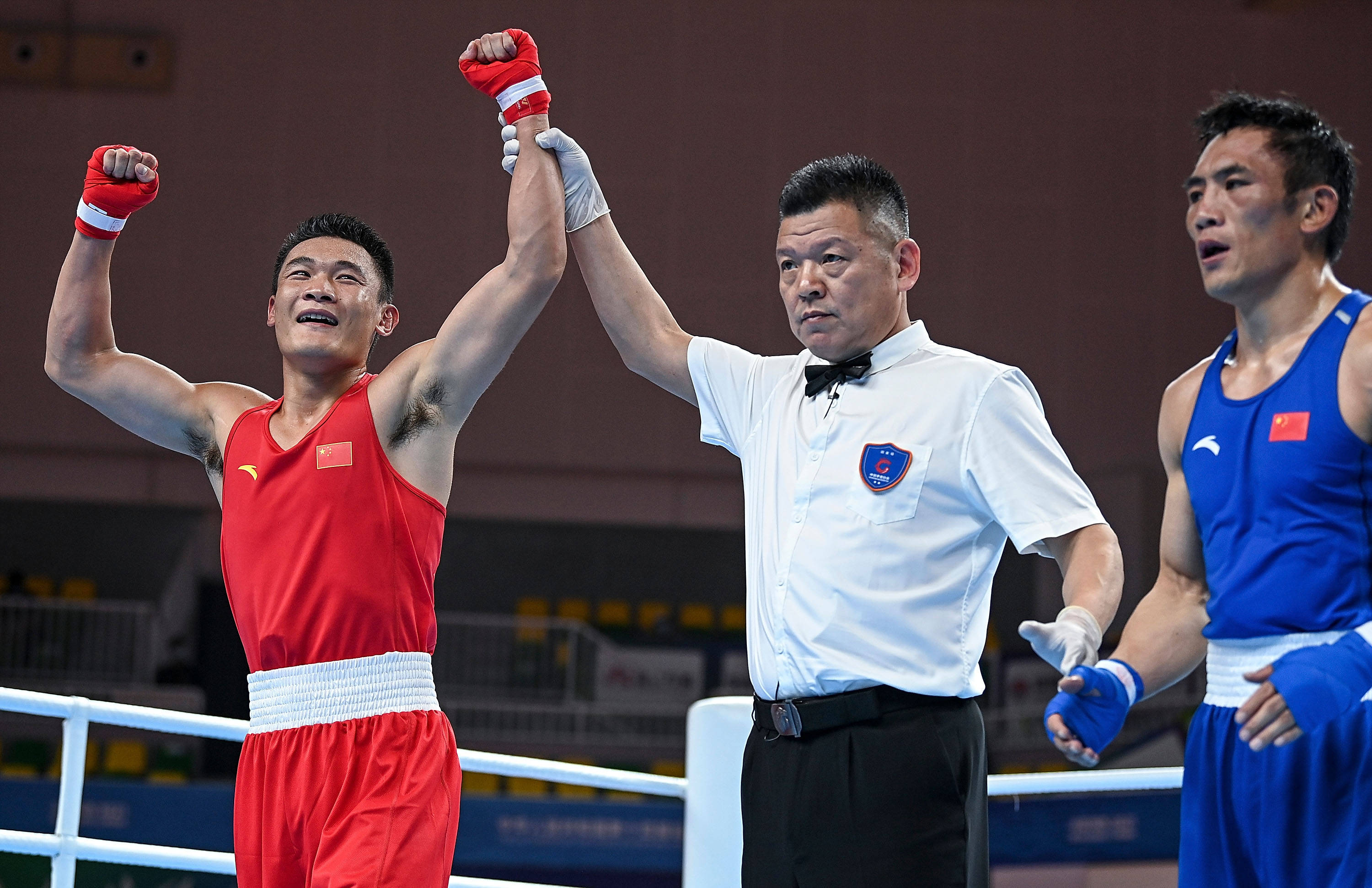 印度代表团在拳击赛事中夺冠